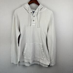 Men’s American Eagle Pullover Hoodie Sweater Size S Pocket‎ Button Knit